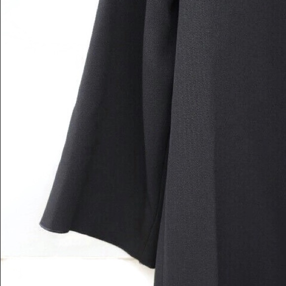 Anne Klein Shift Dress Black Boat Neck long Sleeve - Picture 6 of 8